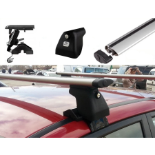 AMOS D-3 szélzajmentes alu zárható tetőcsomagtartó normál tetős autókhoz tetőcsomagtartó