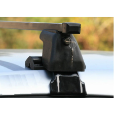 AMOS D-4 acél zárható tetőcsomagtartó normál tetős autókhoz tetőcsomagtartó