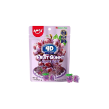 Amos Grape Burst - Szőlőlével töltött gumicukor 65g csokoládé és édesség