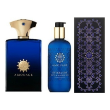 Amouage Interlude Woman SET: edp 100ml + tusfürdő gél 300ml kozmetikai ajándékcsomag