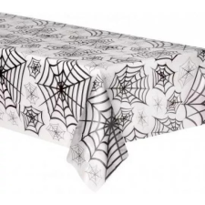 Amscan Asztalterítő Halloween pókhálós átlátszó műanyag 274x139 cm party kellék