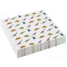 Amscan Dinoszaurusz szalvéta 20 db-os, 25*25 cm papírárú, csomagoló és tárolóeszköz
