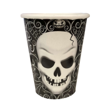 Amscan Europe Fright Night - Koponyás Parti Pohár - 266 ml, 8 db-os party kellék