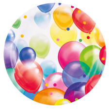 Amscan Europe GmbH Amscan tányér (8db, 23cm) lufis party kellék