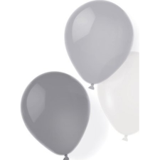 Amscan Lufi - 8 db, 25,4 cm, Ezüst (9904899) party kellék