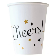 Amscan Papírpohár Happy New Year 8 db-os 250 ml party kellék