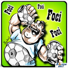 AN-PE 32 Kft Hűtőmágnes, Foci foci hűtőmágnes