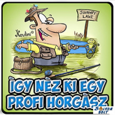 AN-PE 32 Kft Hűtőmágnes, Így néz ki egy profi horgász hűtőmágnes