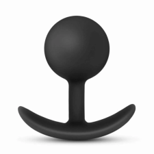  Anal Adventures Platinum Vibra Plug - anál dildó (fekete) anál