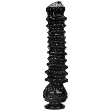 AnalMasterBalls Magic Tower Large – prémium PVC popódugó fekete színben műpénisz, dildó