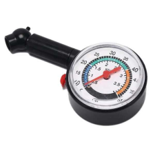 Analog autógumi nyomásmérő 55 psi, fekete mérőműszer