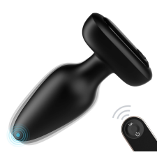 AnalTech Visual Vibrating Plug – vibráló anális kényeztető fekete anál