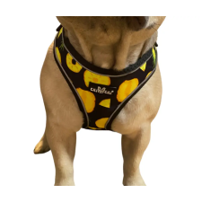  Ananászos komfort kutyahám nyakörv, póráz, hám kutyáknak