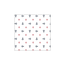  Anchor Heart White papírszalvéta 33x33cm, 20db-os konyhai eszköz