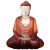 Ancient Kézműves Buddha Szobor-Ölbe Tett Kezek-40cm