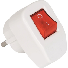 Anco 321728 16A 250V fehér lengő dugvilla kapcsolóval villanyszerelés