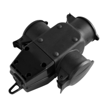 Anco T 3-as elosztó csapfedéllel, IP44 villanyszerelés