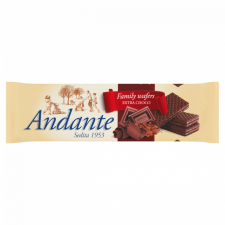 Andante csokoládés krémmel töltött kakaós ostya 130 g csokoládé és édesség