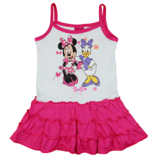 Andrea Kft. Disney Minnie és Daisy kacsa spagetti pántos fodros pamut ruha lányka ruha