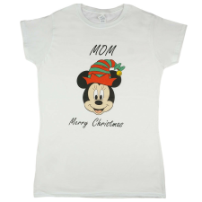 Andrea Kft. Disney Minnie karácsonyi feliratos póló anyukáknak női póló