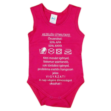Andrea Kft. Kezelési útmutató feliratos ujjatlan baba body 19849049086 kombidressz, body