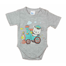 Andrea Kft. Rövid ujjú baba body cuki Vonatos mintával kombidressz, body