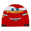 Andrea Kft. Vékony, pamut sapka kisfiúknak Verdák - Villám McQueen mintával