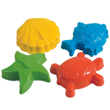 Androni Homokozóforma szett - Tengeri állatok, 4 db-os szett homokozójáték