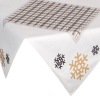  Angel bársonyos tapintású karácsonyi asztalterítő Fehér 85x85 cm