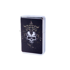 Angelo Benzines öngyújtó króm színű, nem klasszikus koponya- 245420-11 öngyújtó