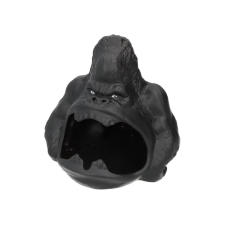 Angelo Gorilla fejet ábrázoló kerámia hamutartó - Fekete színű hamutartó