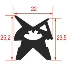 Angelo Po TÖMÍTÉS SÜTŐAJTÓHOZ 680x570 mm beépíthető gépek kiegészítői