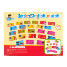  Angol betű párosító játék puzzle, kirakós