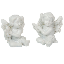  Angyal hangszerel poly fehér M3,5cm 2db-os dekorációs kellék