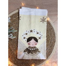  Angyalos karácsonyi frottír konyharuha lakástextília