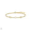 ANIA HAIE aranyozott ezüst karkötő 18,5 cm - B069-02G