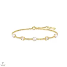 ANIA HAIE aranyozott ezüst karkötő 18,5 cm - B069-02G karkötő