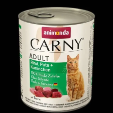 Animonda Animonda Carny Adult (marha,pulyka,nyúl) konzerv - Felnőtt macskák részére (800g) macskaeledel