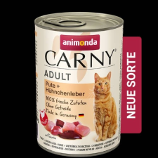 Animonda Animonda Carny Adult (pulyka,csirkemáj) konzerv - Felnőtt macskák részére (400g) macskaeledel