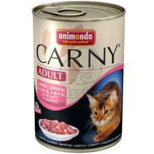 Animonda Animonda Cat Carny Adult, marha, pulyka és garnéla 400 g (83724) macskaeledel