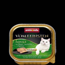 Animonda Animonda Vom Feinsten Gourmet (csirke,lazacfilé,spenót) alutálkás -Felnőtt macskák részére (100g) macskaeledel