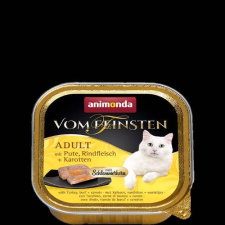 Animonda Animonda Vom Feinsten Gourmet (csirke,marha,sárgarépa) alutálkás -Felnőtt macskák részére (100g) macskaeledel