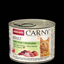 Animonda Carny Adult (csirke,pulyka,nyúl) konzerv - Felnőtt macskák részére (200g) macskaeledel