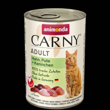 Animonda Carny Adult (csirke,pulyka,nyúl) konzerv - Felnőtt macskák részére (400g) macskaeledel