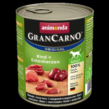 Animonda GranCarno Adult (marha,kacsaszív) konzerv - Felnőtt kutyák részére (800g) kutyaeledel
