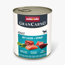 Animonda GranCarno salmon + spinach Adult (lazac, spenót) konzerv - Felnőtt kutyák részére (800g) kutyaeledel