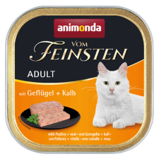 Animonda Vom Feinsten Borjú és szárnyas 100g macskaeledel