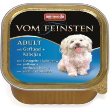 Animonda Vom Feinsten – Csirkehúsos és fekete tõkehalas kutyaeledel (11 x 150 g) kutyaeledel