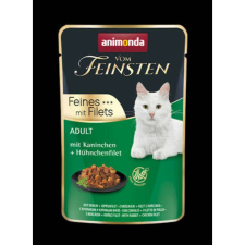 Animonda Vom Feinsten Feines Filets (nyúl, csirkemellfilé) alutasakos macskák részére (85g) macskaeledel