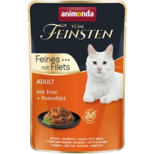 Animonda Vom Feinsten Feines mit Filets kacsás és pulykafilés macskaeledel alutasakban (18 x 85 g) 1,53 kg macskaeledel